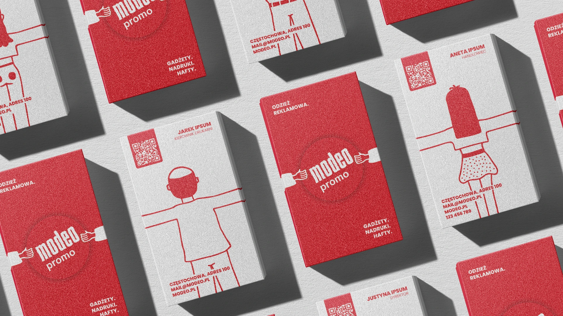 Materiały graficzne Modeo — materiały identyfikacji