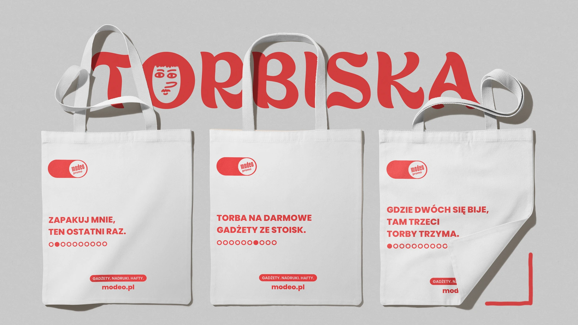 Materiały graficzne Modeo — materiały promocyjne