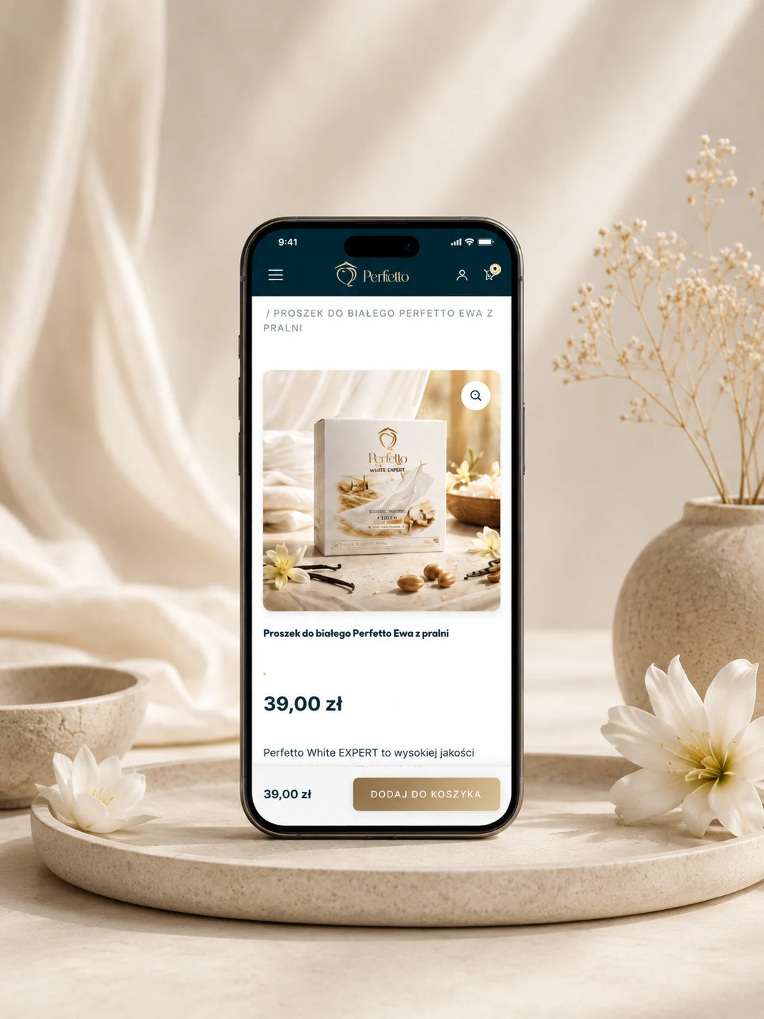 PerfettoQuality, mobilna karta produktu WooCommerce