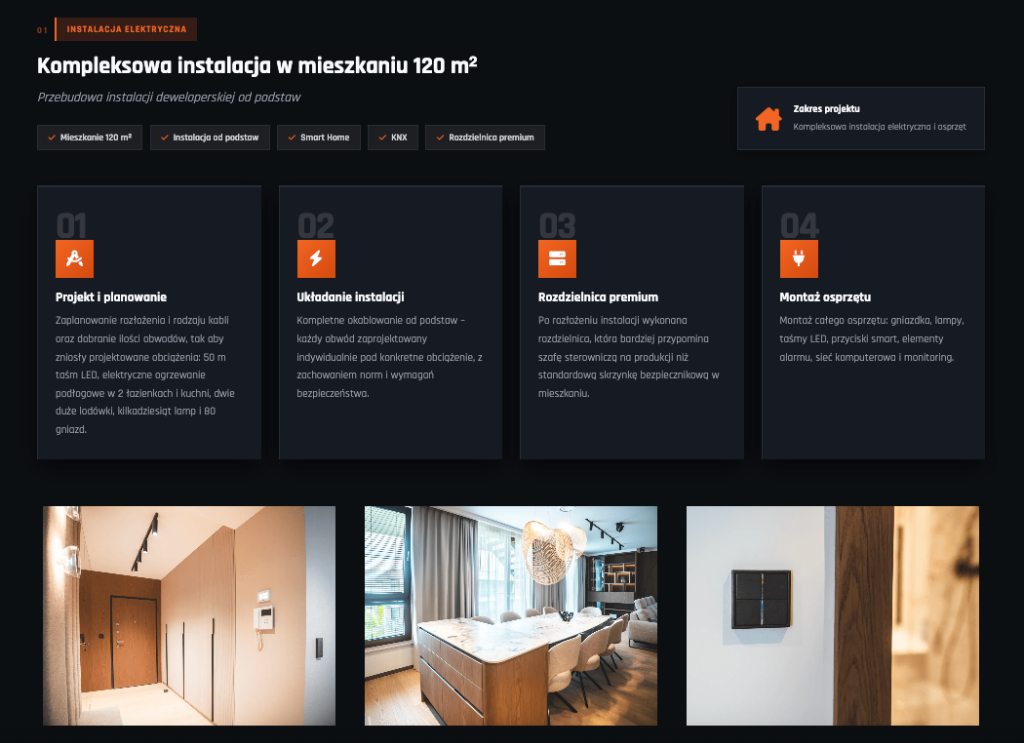 PBE - case study kompleksowej instalacji w mieszkaniu 120 m2