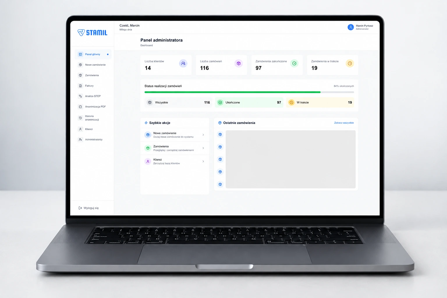 StamilApp – realizacja